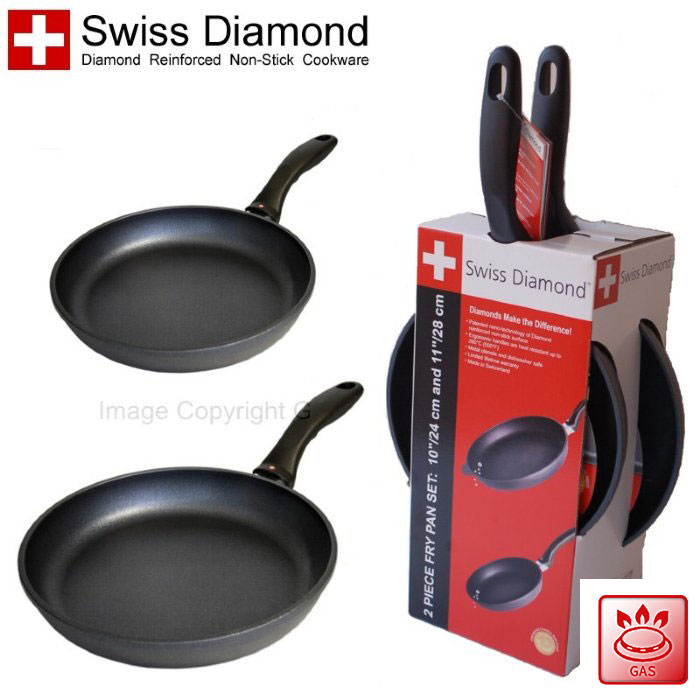 Swiss Diamond HD Classic 11 x 11 Nonstick Deep Grill Pan